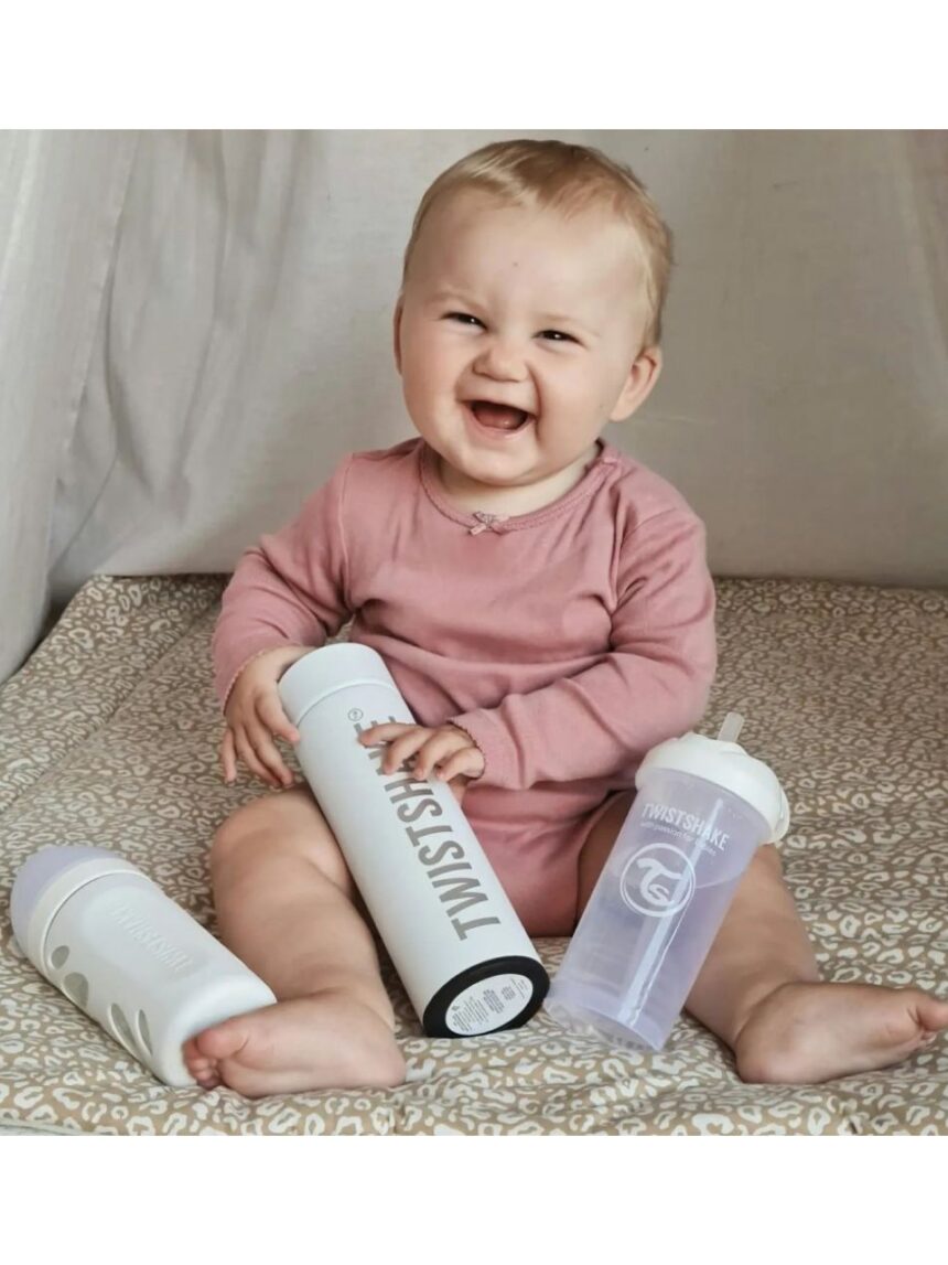Twistshake θερμός ζεστού κρύου 420ml λευκό 32-08-78109 - Twistshake