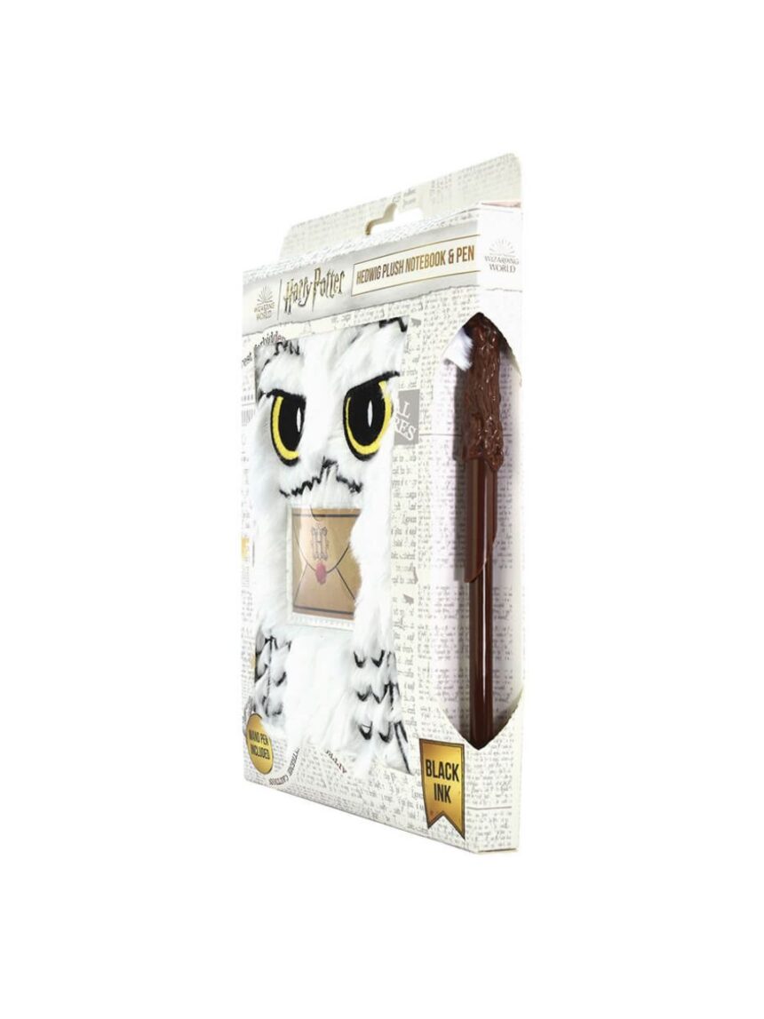 σημειωματάριο με στυλό harry potter – hedwig plush - BLUE SKY