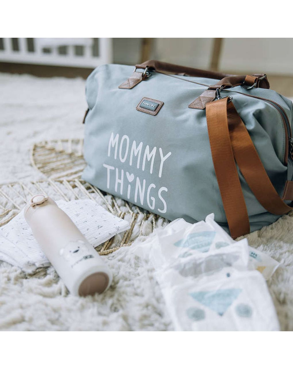 Freeon τσάντα μαιευτηρίου mommy things grey, 82214 - Freeon