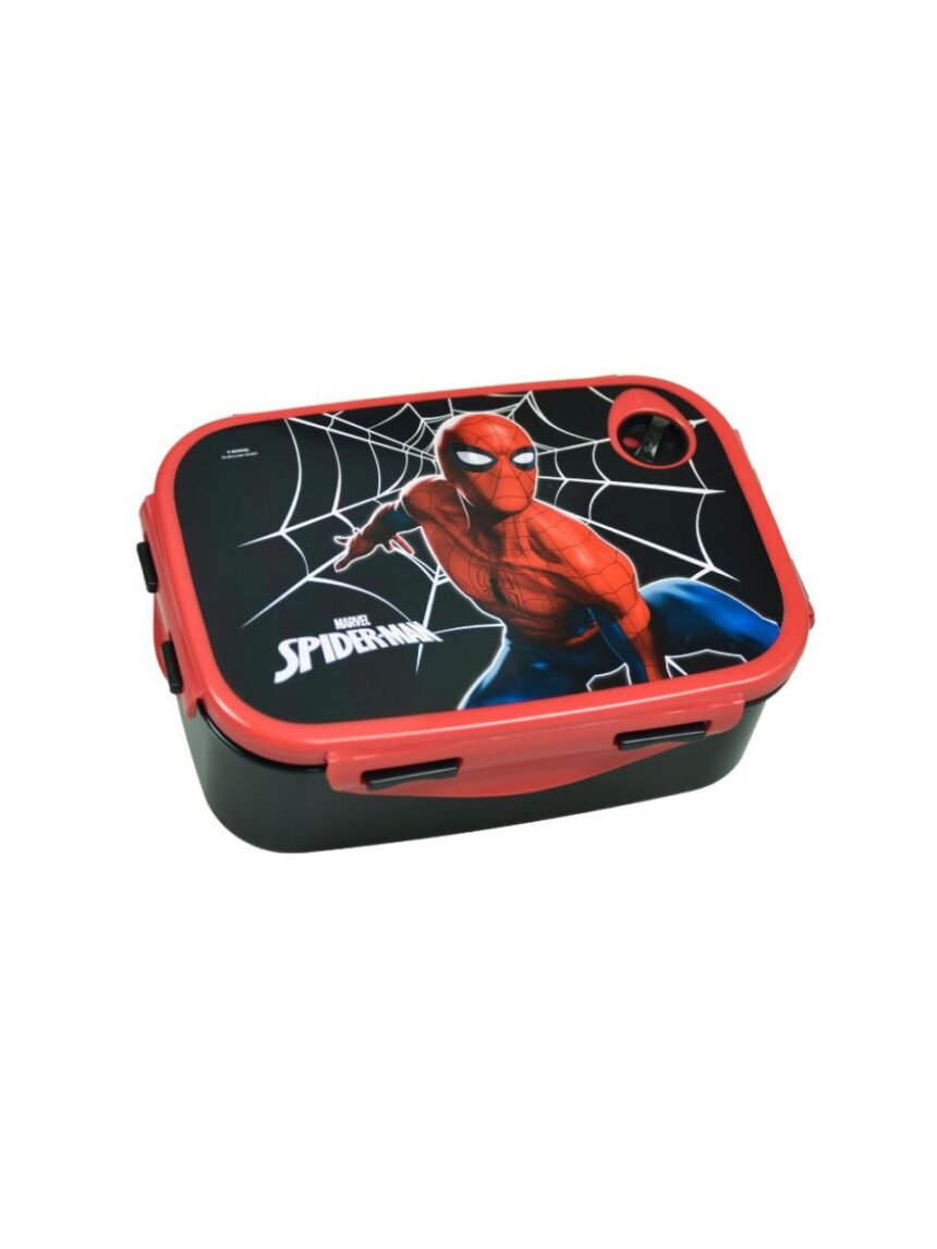 Gim δόχειο φαγητού (microwave) 800ml spiderman black city, 557-12265 - Gim