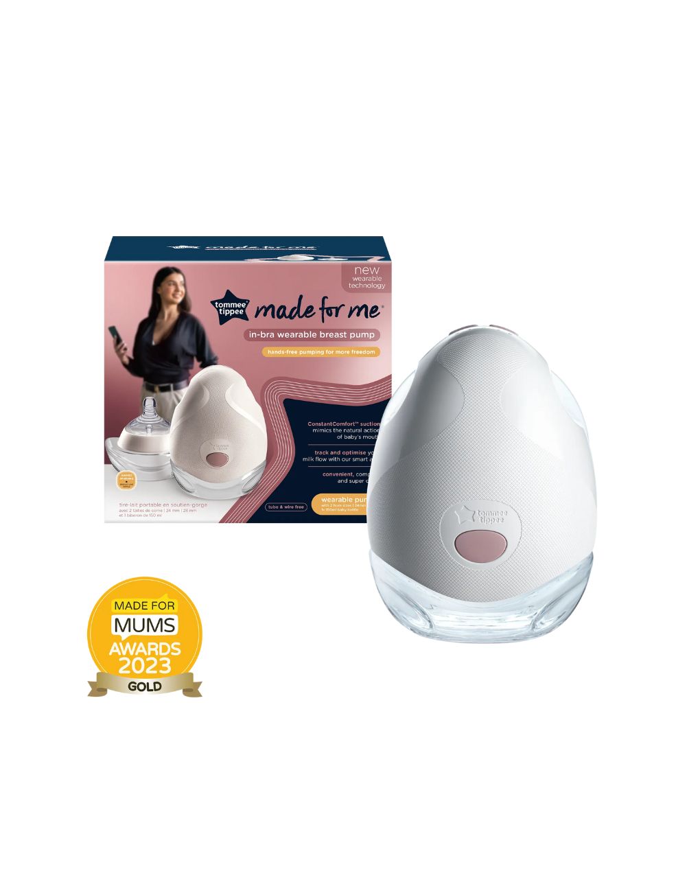 Tommee tippee φορητή αντλία θηλασμού (wearable breast pump) 423642 - Tommee Tippee