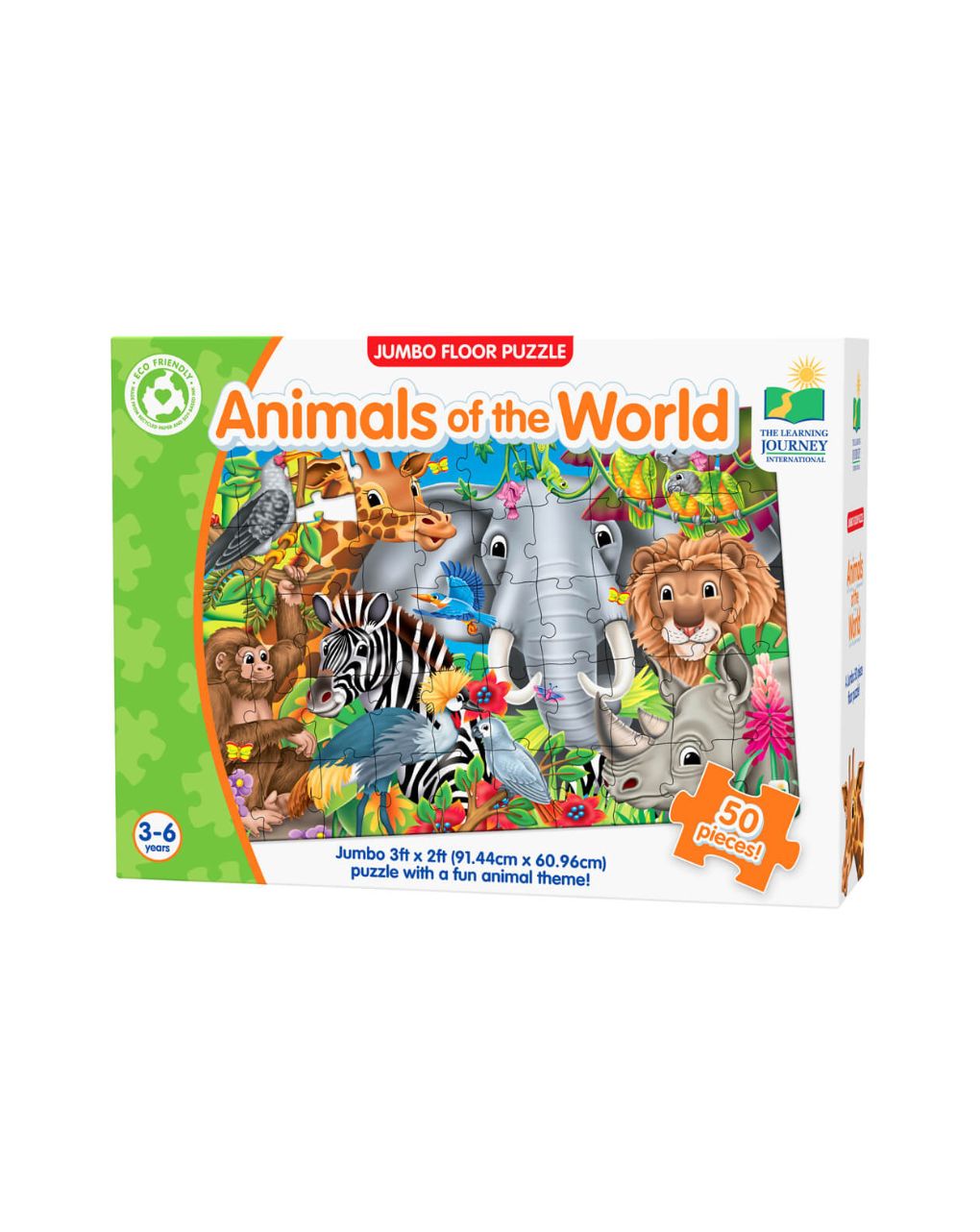 The learning journey jumbo παζλ δαπέδου – ζώα του κόσμου - the learning journey - THE LEARNING JOURNEY