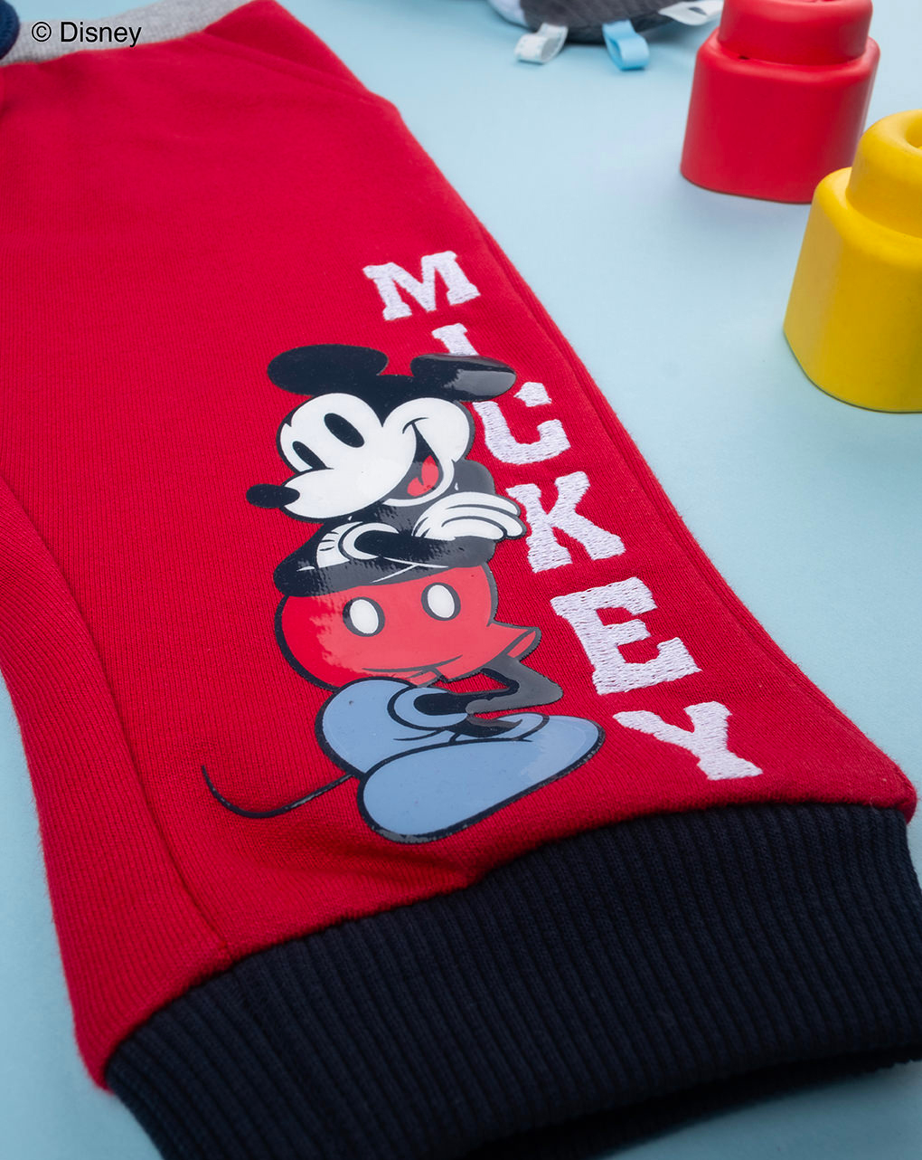 βρεφικό παντελόνι φόρμας κόκκινο mickey για αγόρι - Prénatal