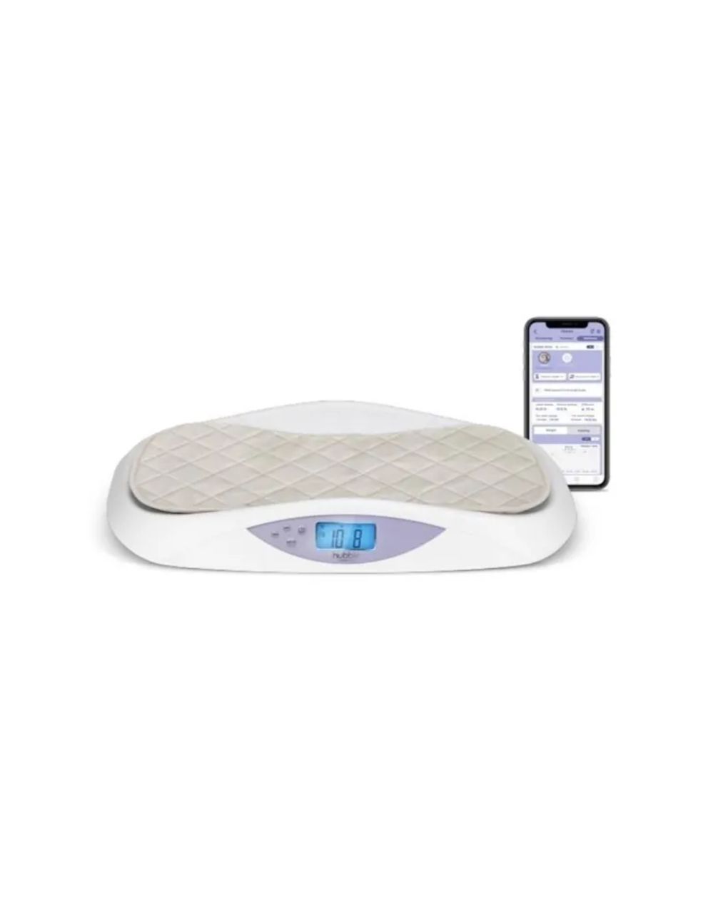 Hubble ψηφιακή ζυγαριά για μωρά connected με hubble app, 4420-wheu-01 - HUBBLE CONNECTED
