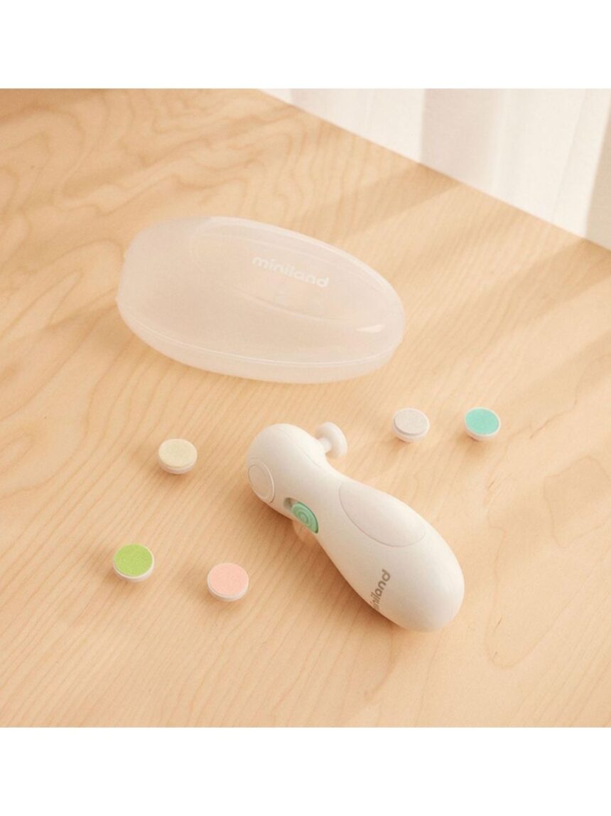 Miniland ηλεκτρική λίμα νυχιών με 6 κεφαλές ml89608 - Miniland