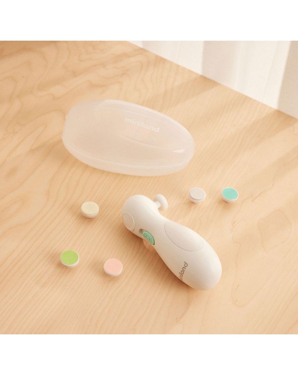 Miniland ηλεκτρική λίμα νυχιών με 6 κεφαλές ml89608 - Miniland