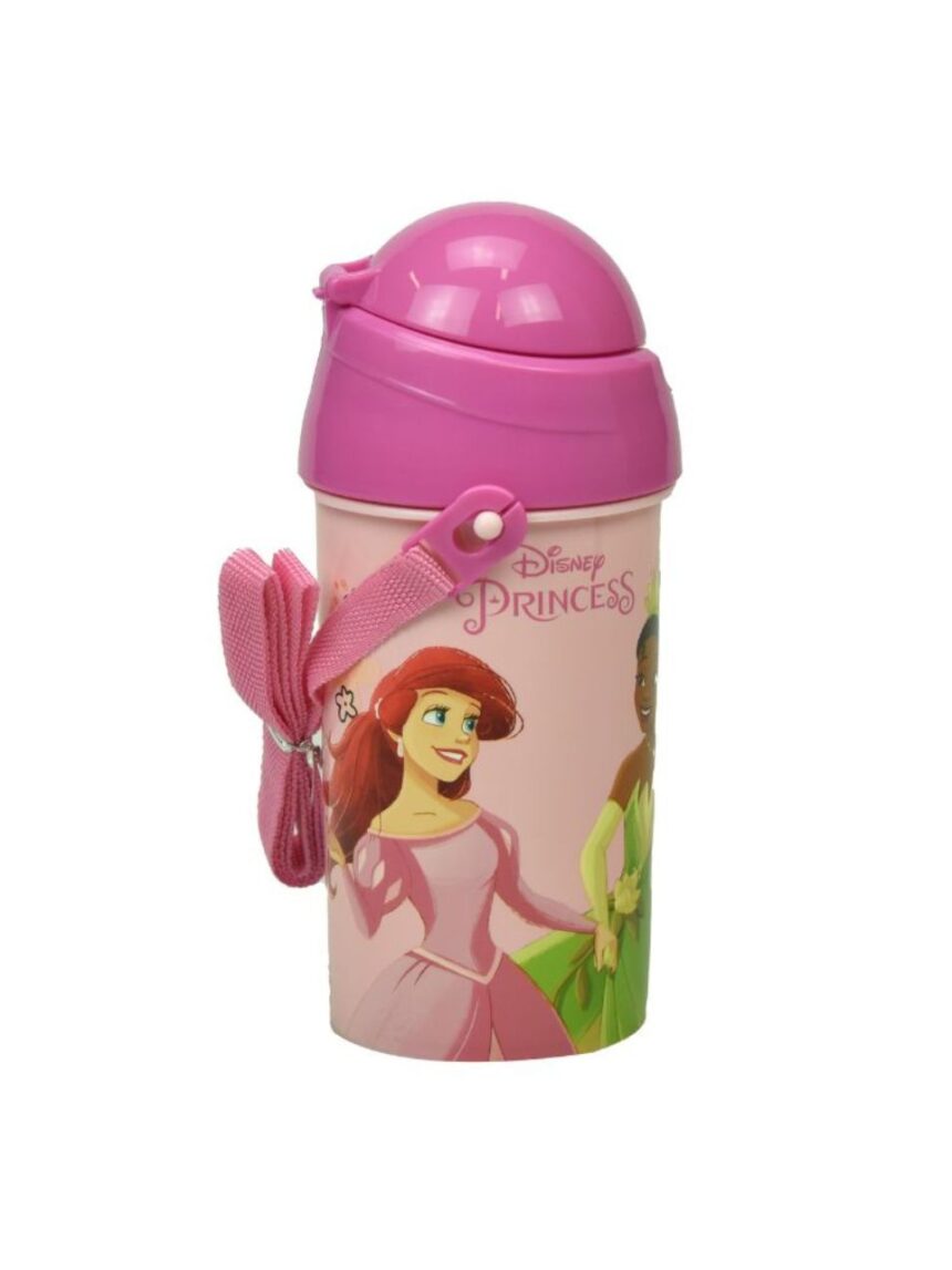 Gim παγούρι πλαστικό fd 500ml princess summer fun, 551-42209 - Gim