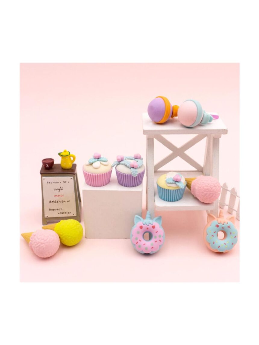 γόμες fancy erasers in lunchbox: delicious desserts σε 4 σχέδια - LITTLE TREE