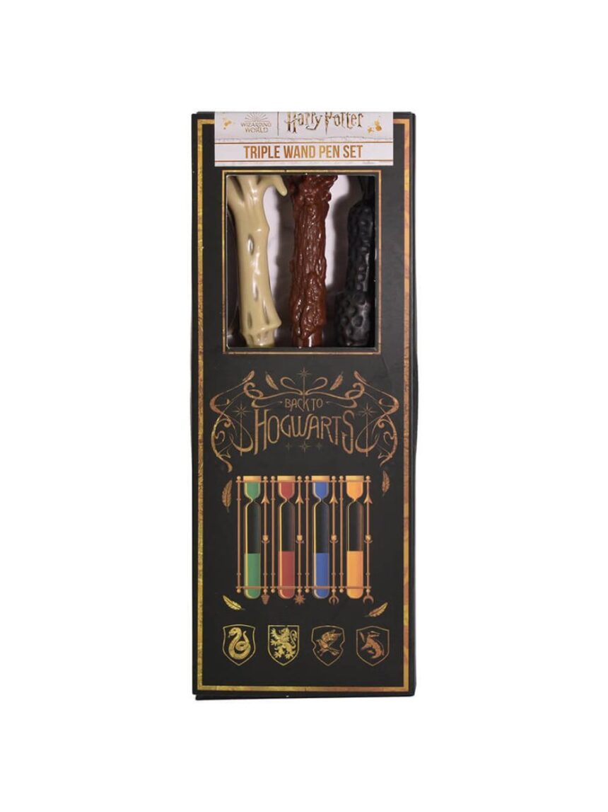 στυλό harry potter triple wand pack – colourful crest - BLUE SKY