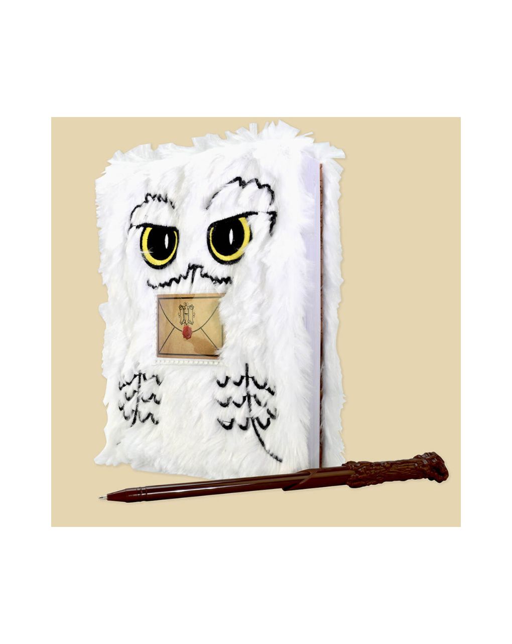 σημειωματάριο με στυλό harry potter – hedwig plush - BLUE SKY