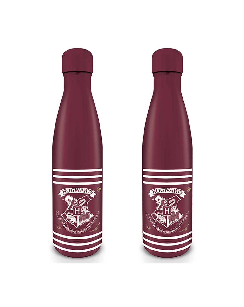 μεταλλικό μπουκάλι 550ml harry potter (classic crest burgundy stripes) - PYRAMID