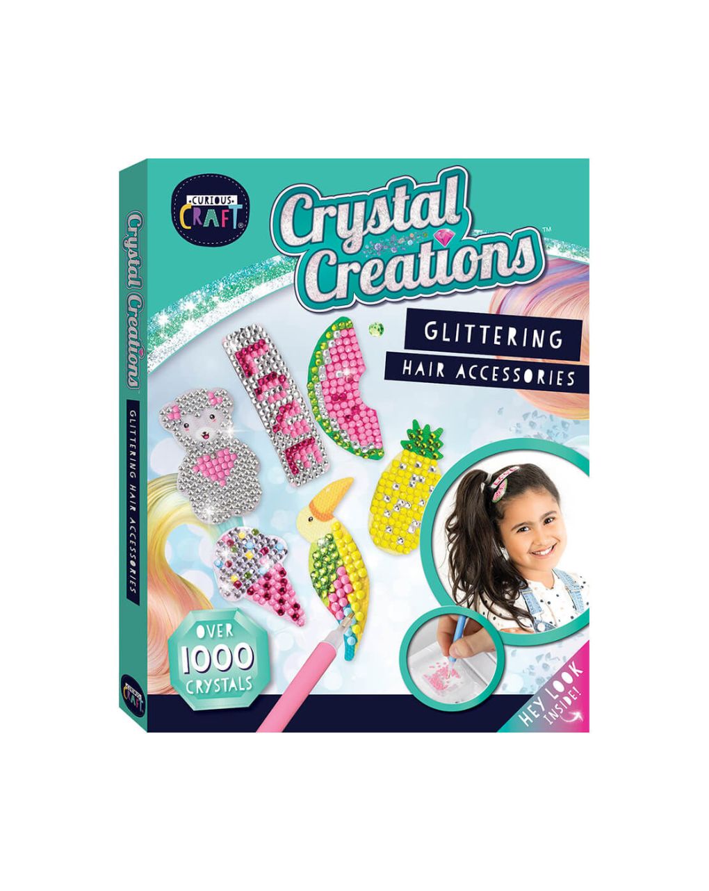 Crystal creations kits: glittering hair accessories