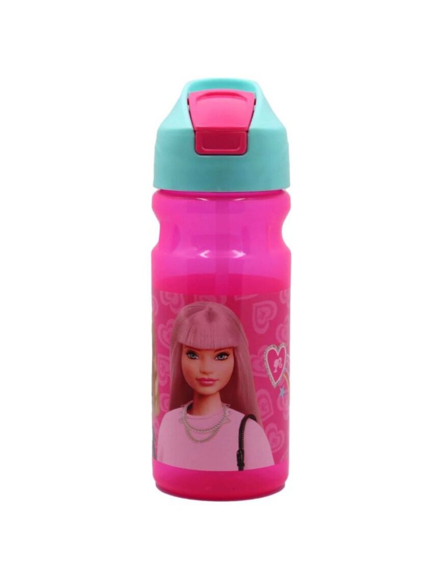 Gim παγούρι πλαστικό flip 500ml barbie, 571-20203 - Gim