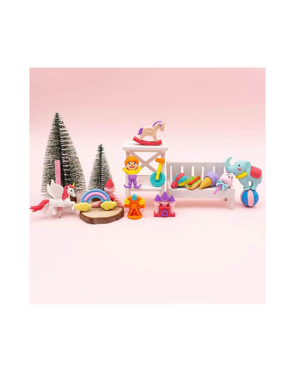 Gift eraser collection: amusement park - LITTLE TREE