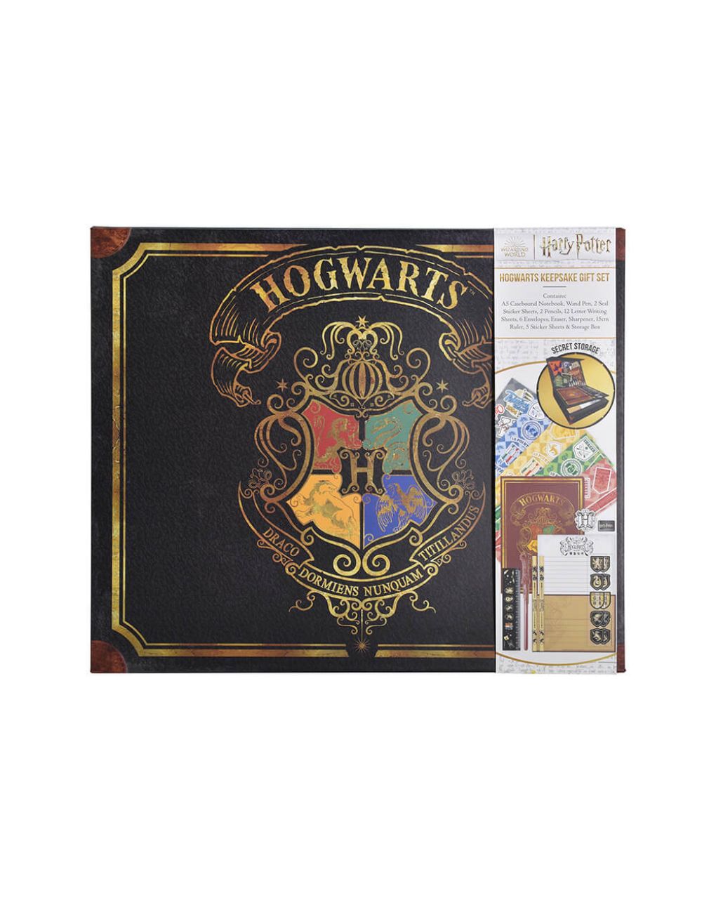 Harry potter keepsake box – colourful crest