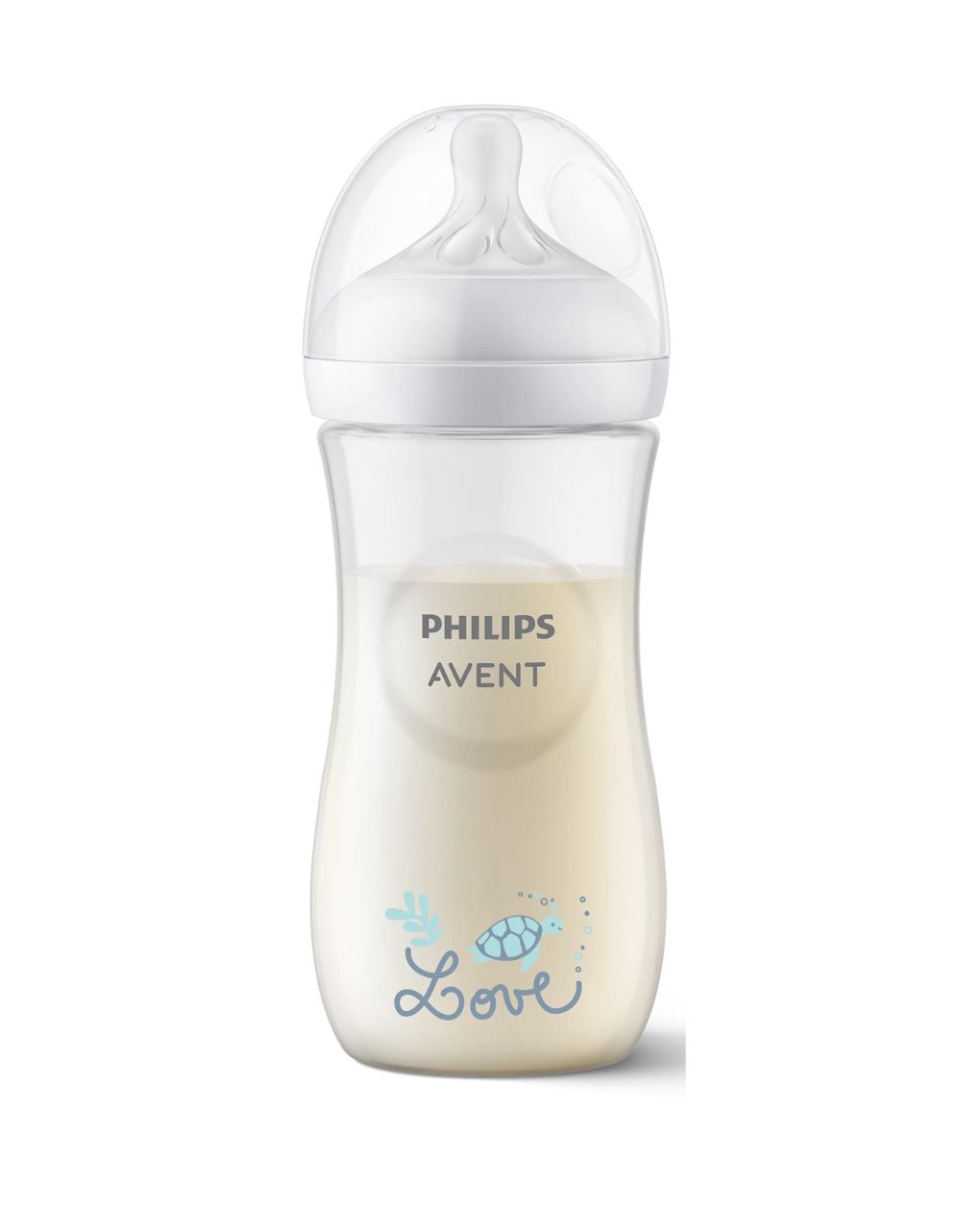 Philips avent πλαστικό μπιμπερό natural response 3m+ 330ml χελωνα scy906/11 - Philips Avent