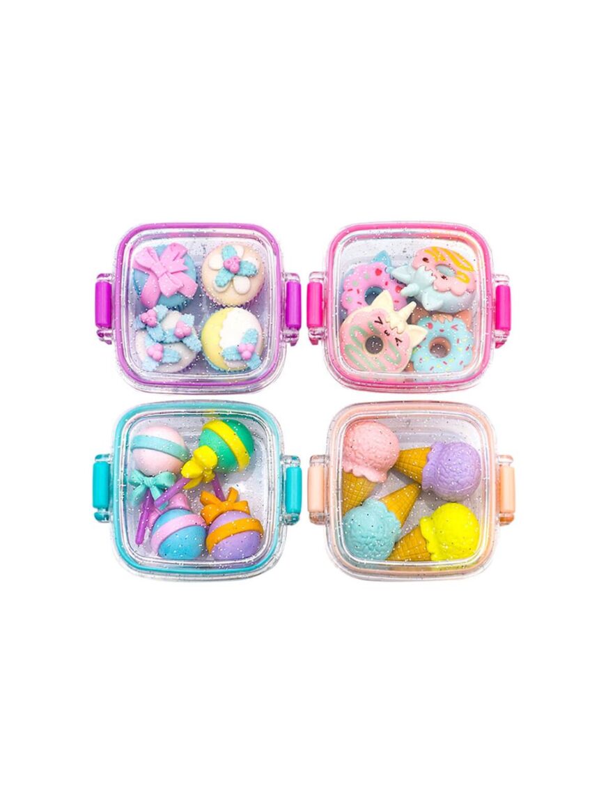 γόμες fancy erasers in lunchbox: delicious desserts σε 4 σχέδια - LITTLE TREE