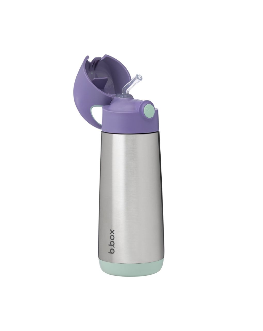 B.box ισοθερμικό παγούρι με καλαμάκι 500ml lilac pop, bb500103 - BBOX