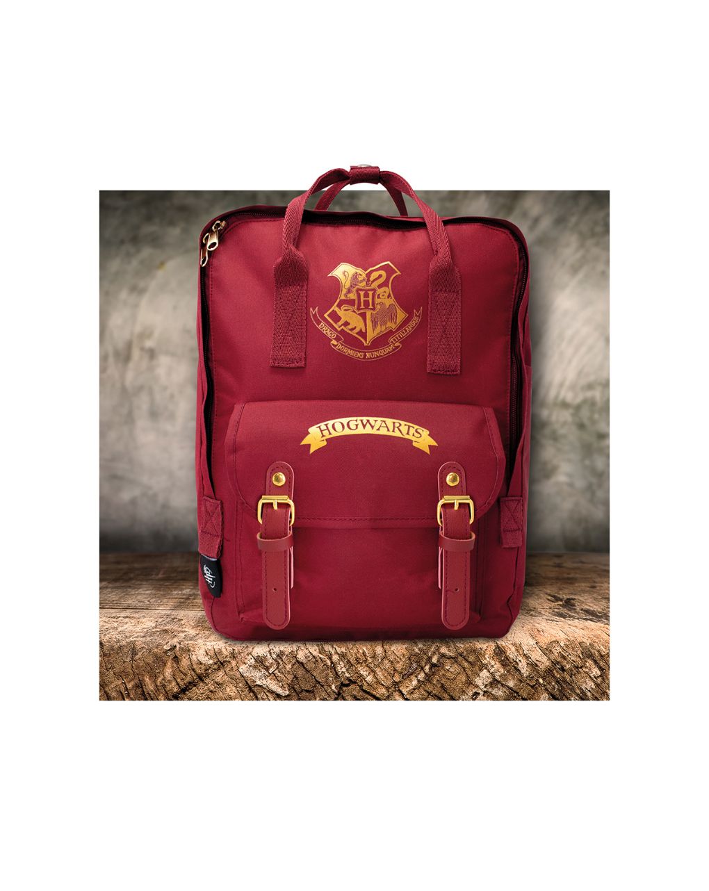 σχολική τσάντα harry potter premium backpack burgundy - BLUE SKY