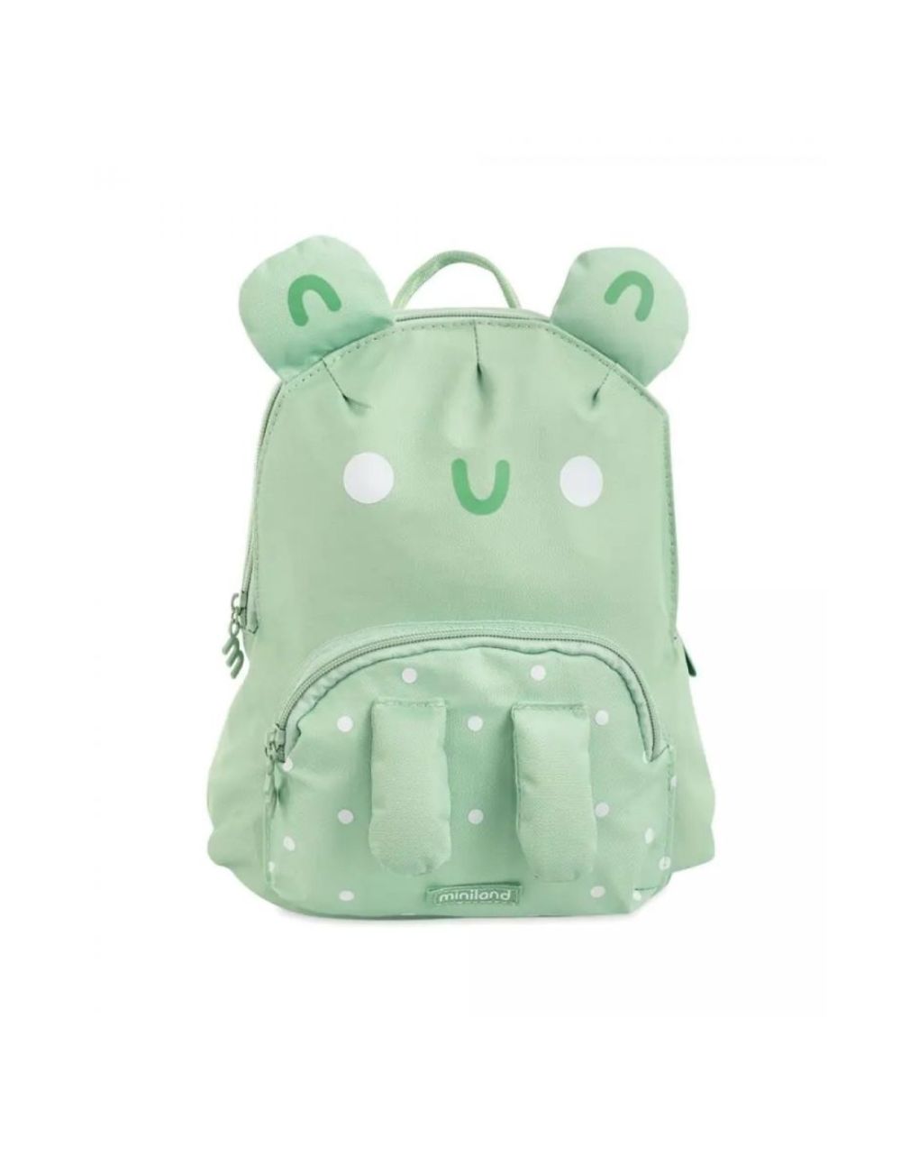 Miniland ισοθερμική παιδική τσάντα ecothermibag green frog, ml89558 - Miniland