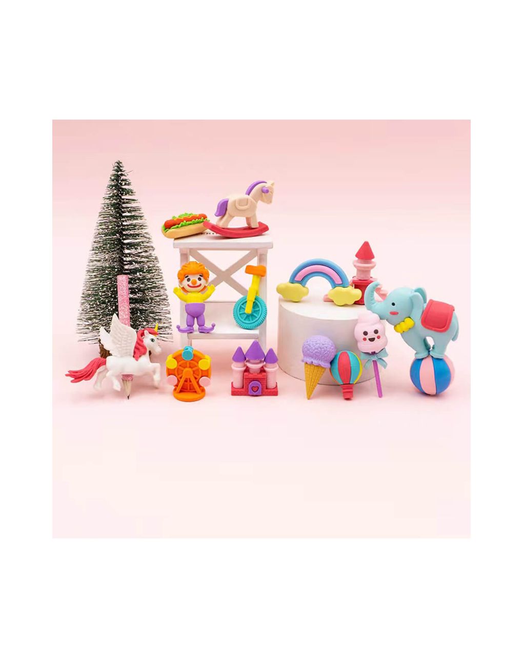 Gift eraser collection: amusement park - LITTLE TREE