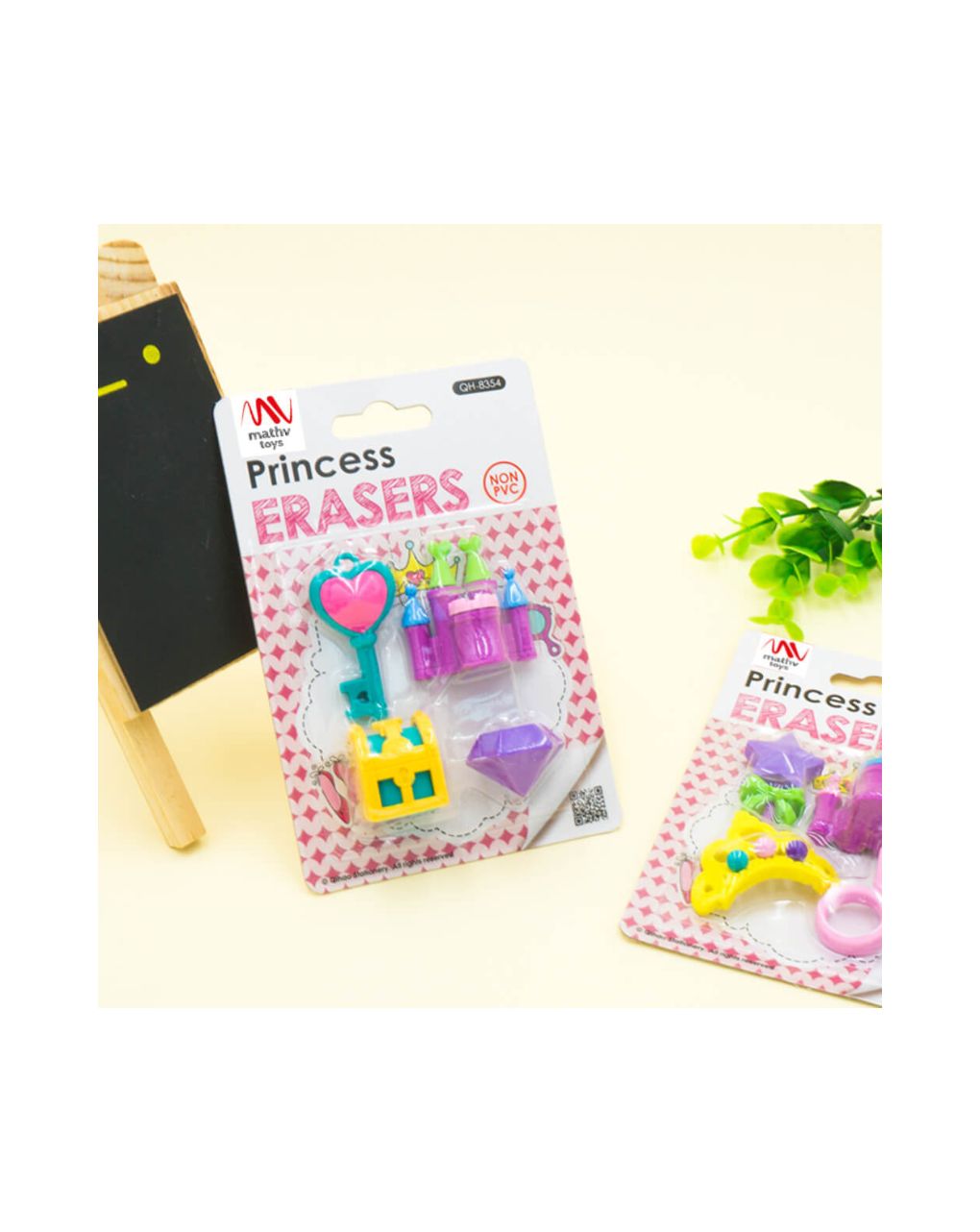 Fancy eraser set: princess σε 2 σχέδια - LITTLE TREE