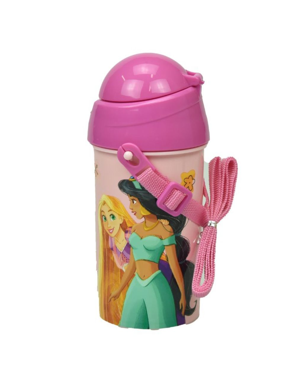 Gim παγούρι πλαστικό fd 500ml princess summer fun, 551-42209 - Gim