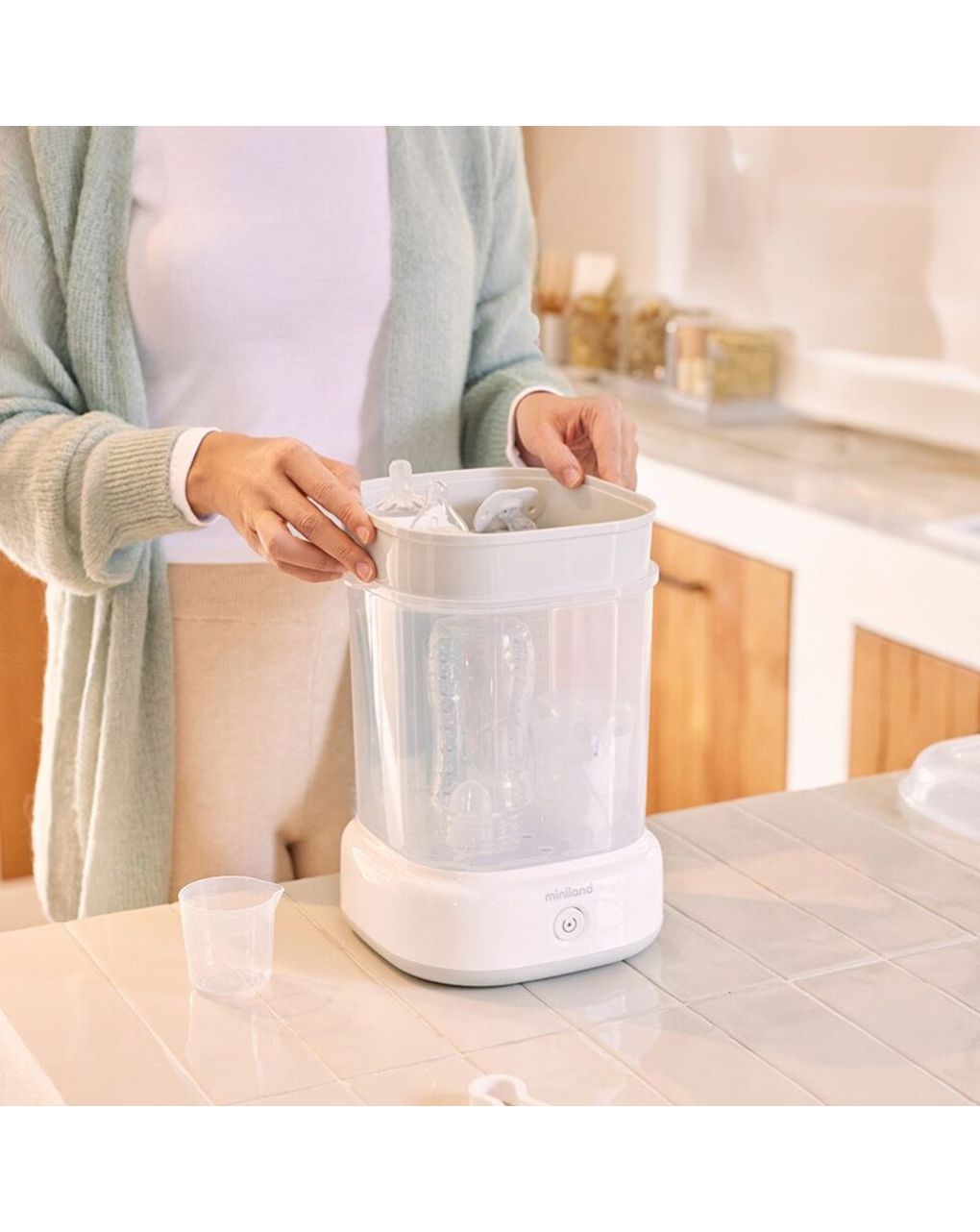 Miniland αποστειρωτής μπιμπερό mini steamy ml89580 - Miniland