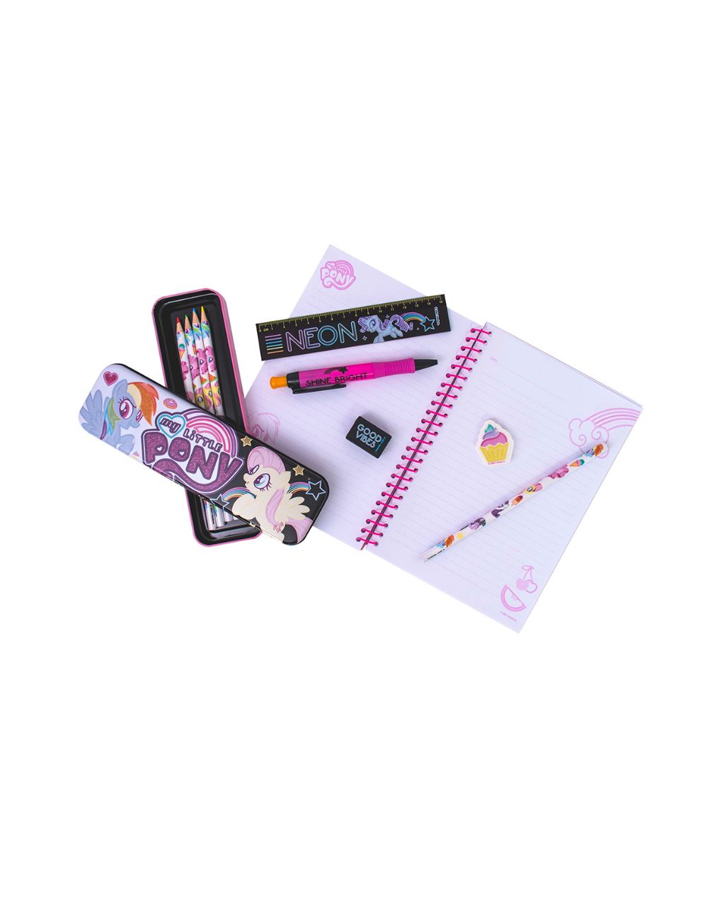 σχολικό σετ my little pony bumper stationery set - BLUE SKY