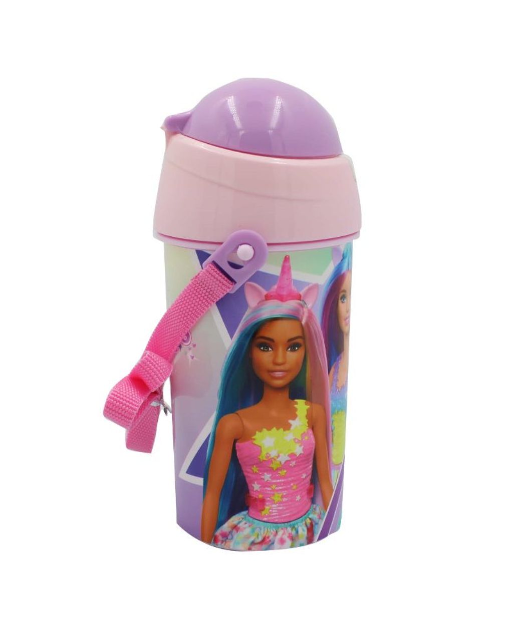 Gim πλαστικό παγούρι fd 500ml barbie, 571-20209 - Gim