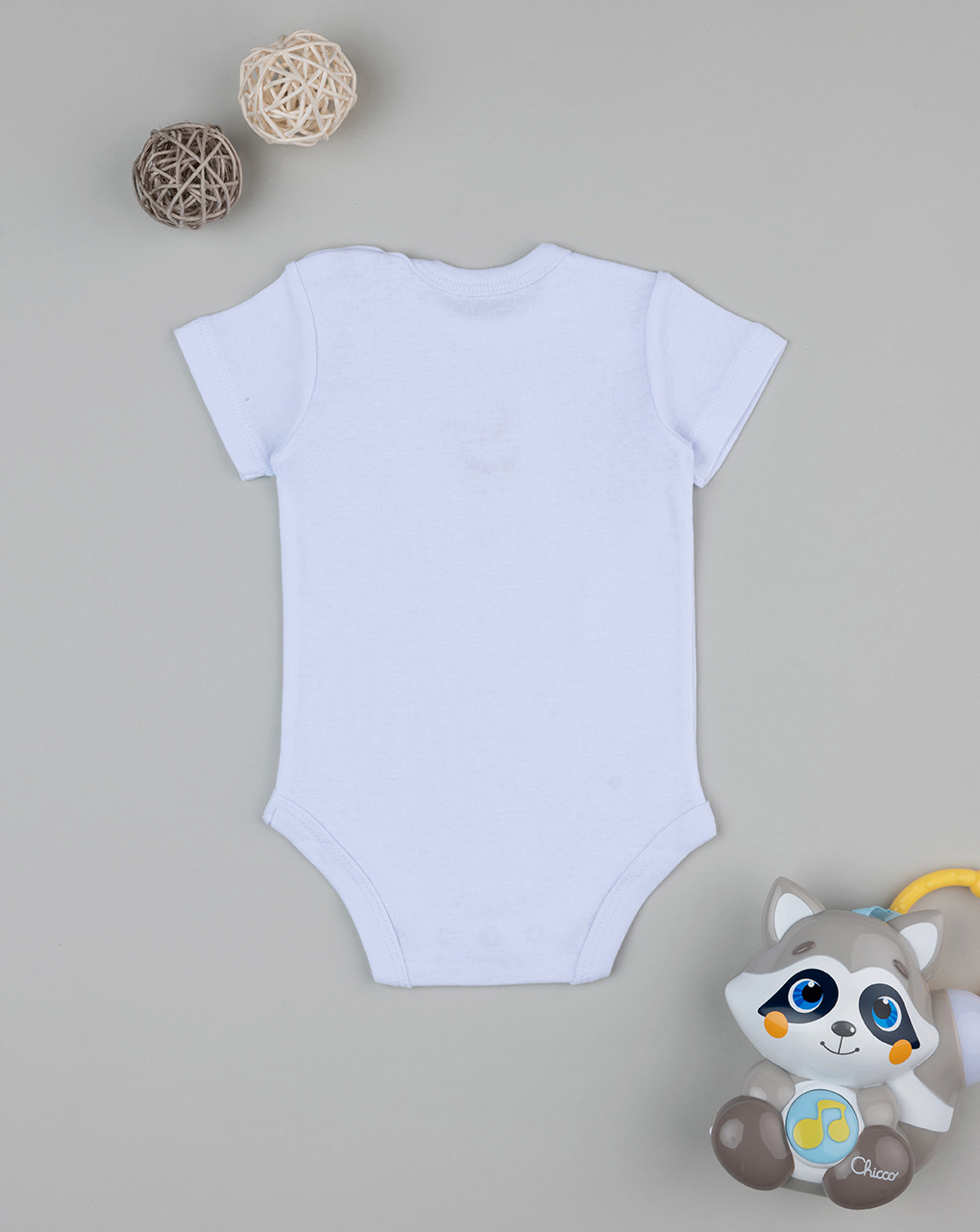 βρεφικό κορμάκι λευκό rabbit unisex - Prénatal