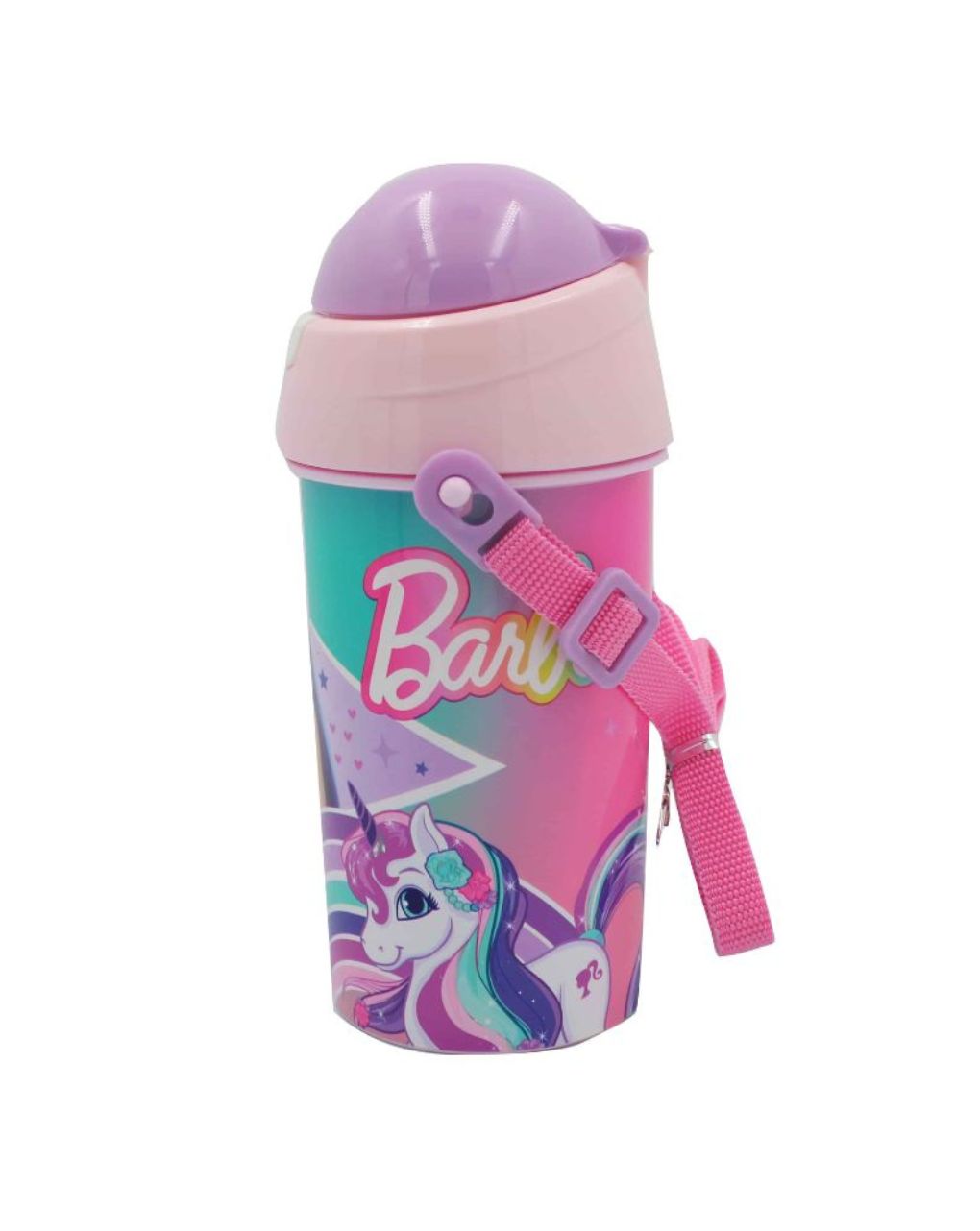 Gim πλαστικό παγούρι fd 500ml barbie, 571-20209 - Gim