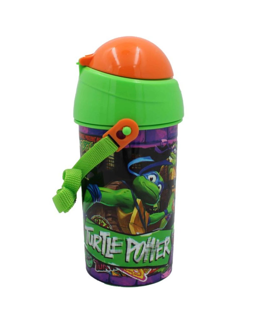 Gim πλαστικό παγούρι fd 500ml ninja turtles, 555-49209 - Gim