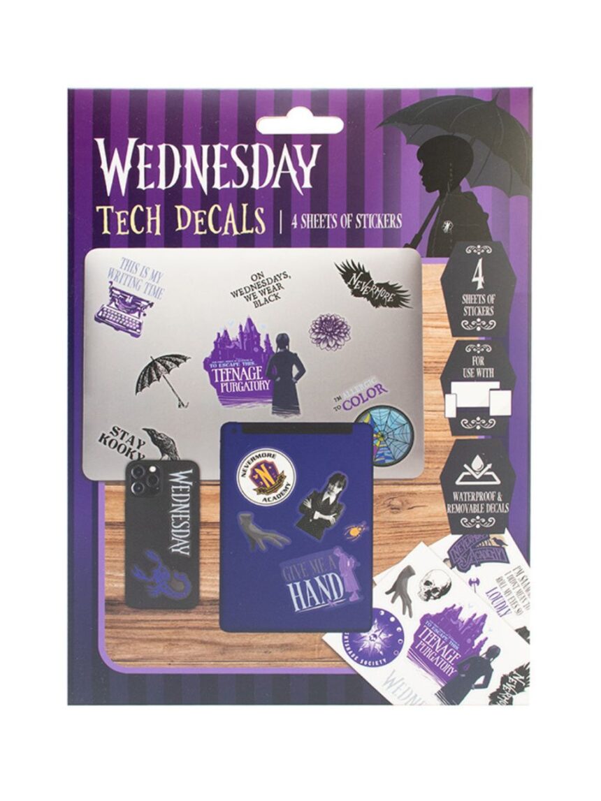 Wednesday tech decals - BLUE SKY