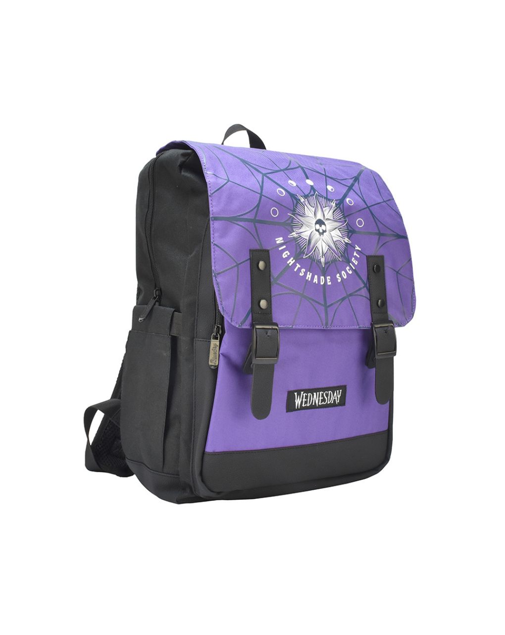 σχολική τσάντα wednesday backpack – premium – night shade - BLUE SKY