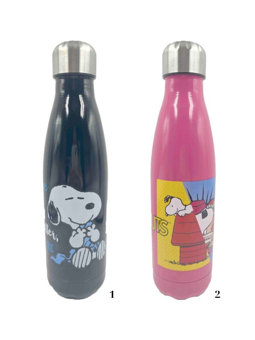 Back me up μπουκάλι θερμός από ανοξείδωτο ατσάλι ss 500ml peanuts snoopy (2 σχέδια), 555-82243 - BMU