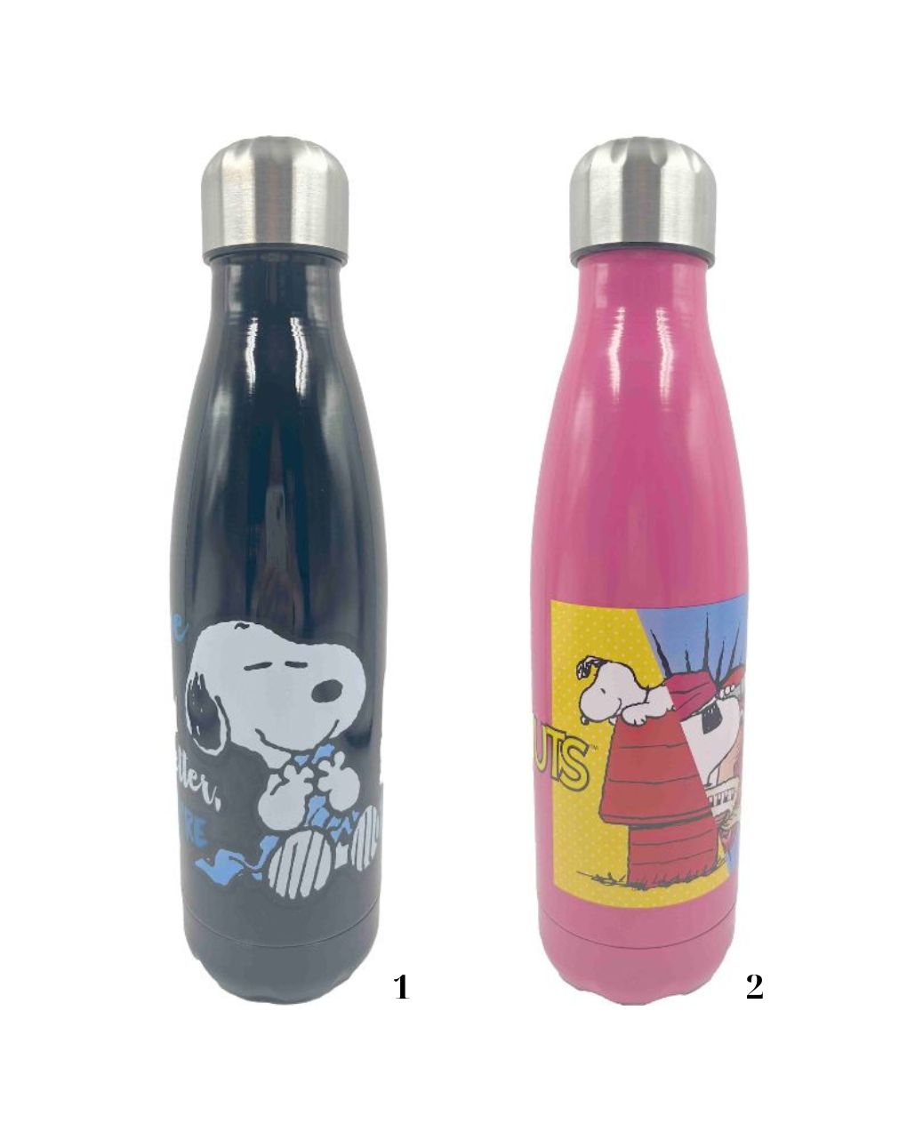 Back me up μπουκάλι θερμός από ανοξείδωτο ατσάλι ss 500ml peanuts snoopy (2 σχέδια), 555-82243 - BMU