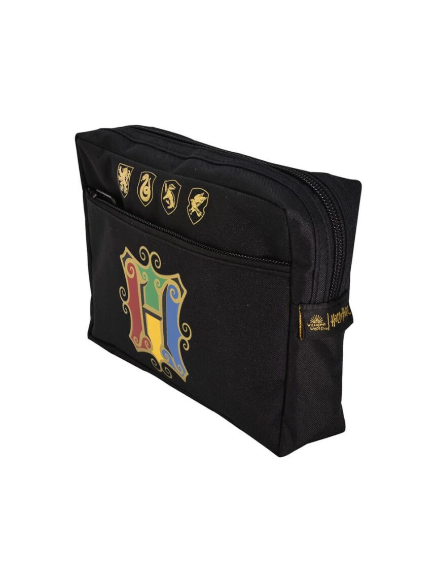 κασετίνα harry potter – multi pocket – colourful crest - BLUE SKY