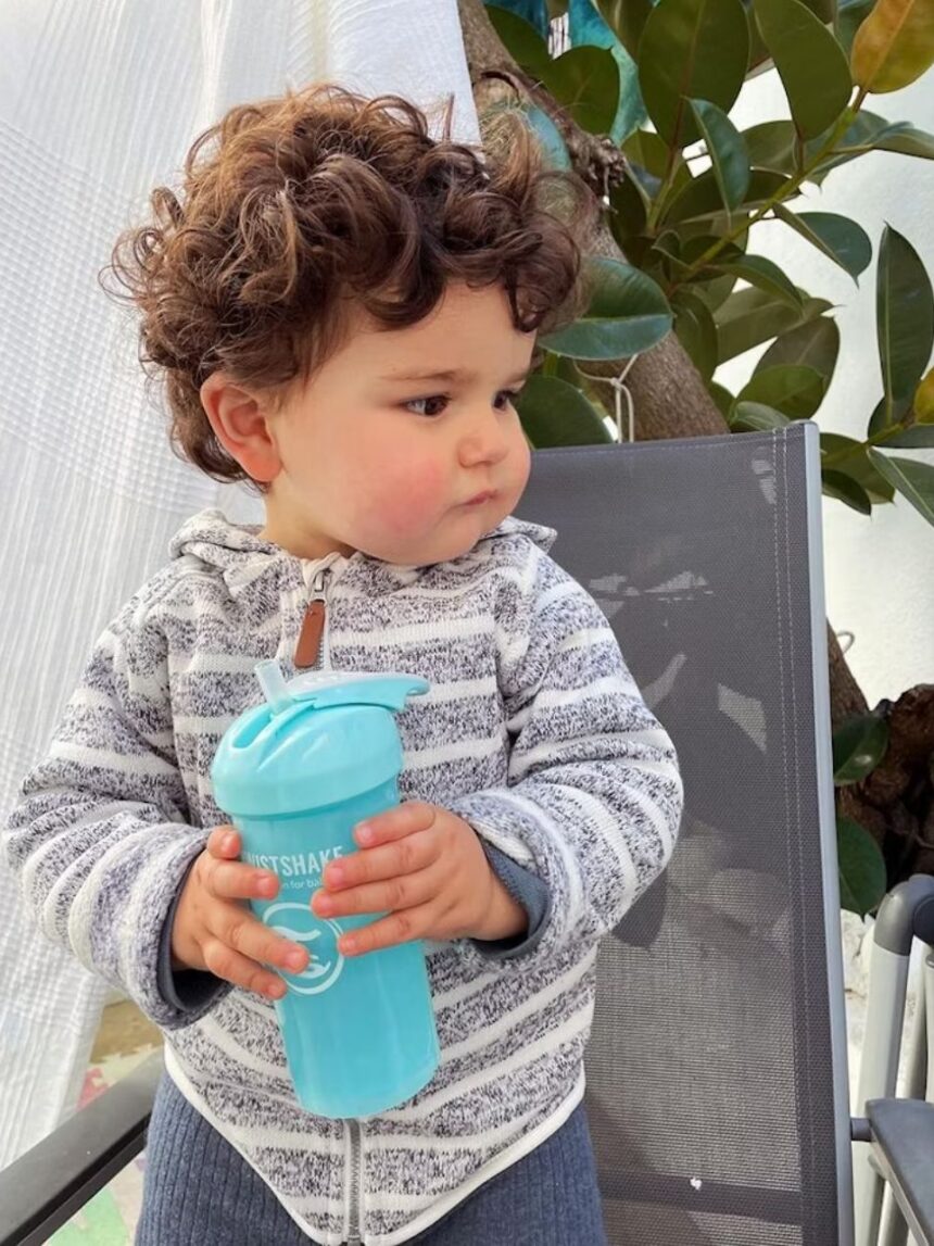 Twistshake κύπελλο straw cup 360ml 6m+ παστελ μπλε 32-08-78589 - Twistshake