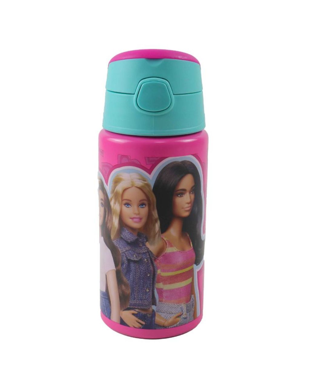 Gim παγούρι αλουμινίου flip 500ml barbie, 571-20248