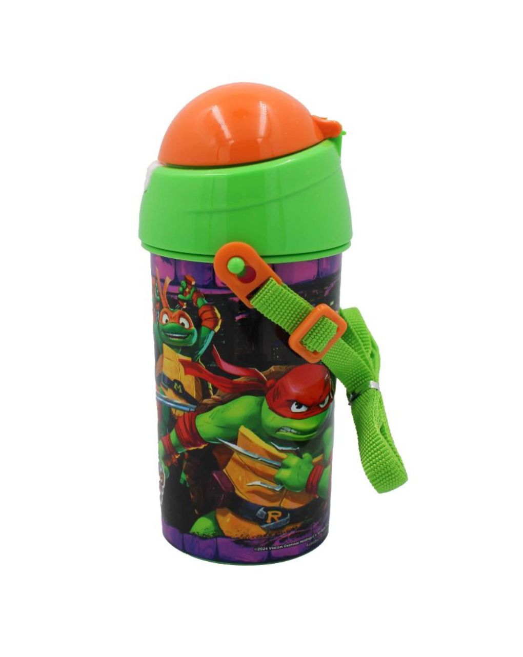 Gim πλαστικό παγούρι fd 500ml ninja turtles, 555-49209 - Gim