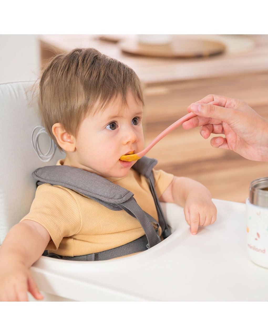 Miniland σετ 3τμχ κουταλοπίρουνα σε θήκη picneat valencia ml89597 - Miniland