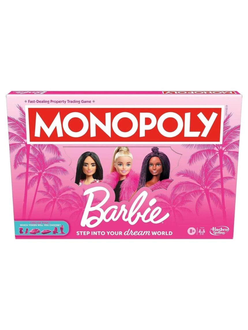 Hasbro επιτραπεζιο παιχνίδι monopoly barbie g0038 - Monopoly