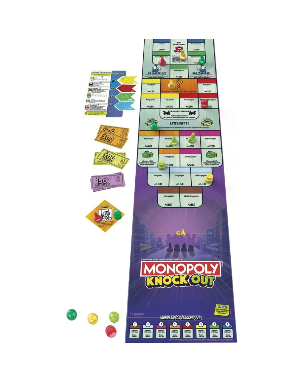 Hasbro επιτραπέζιο παιχνίδι monopoly knockout f8995 - Monopoly