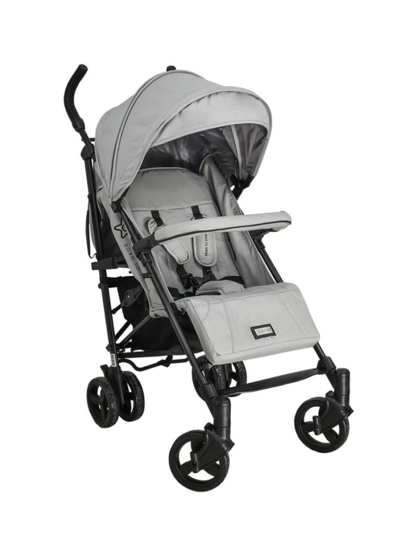 Bebe stars καρότσι buggy adam ice grey 186-188 - Bebe Stars