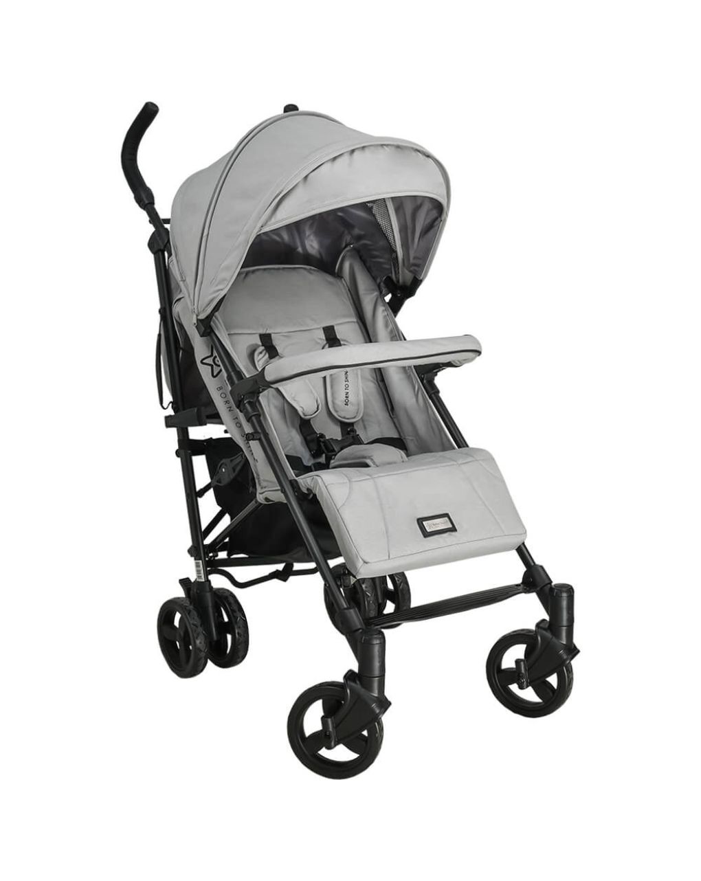 Bebe stars καρότσι buggy adam ice grey 186-188 - Bebe Stars