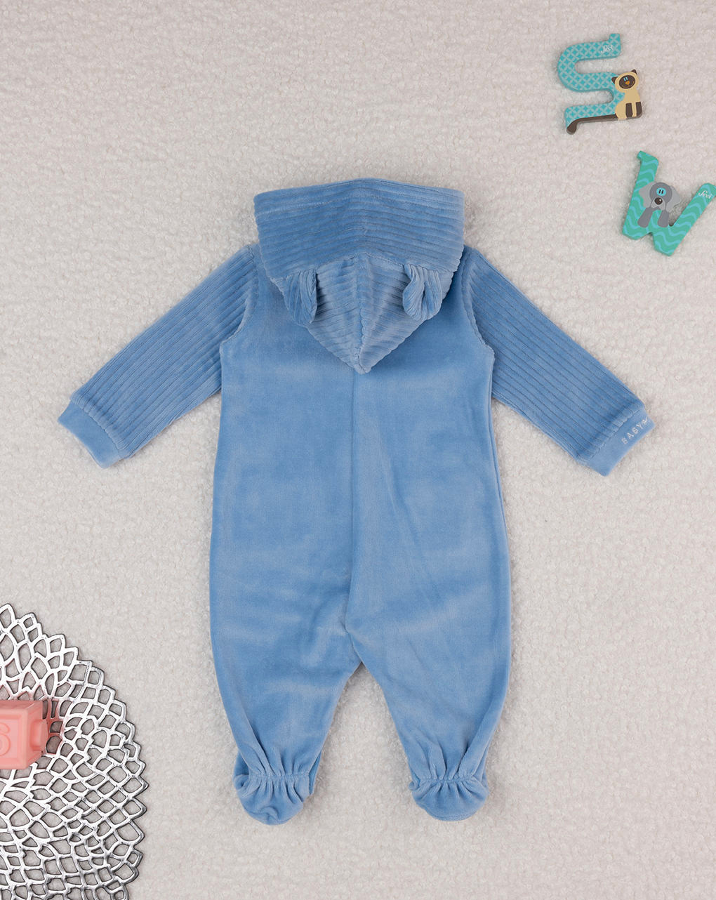 βρεφικό φορμάκι μπλε baby smile unisex - Prénatal