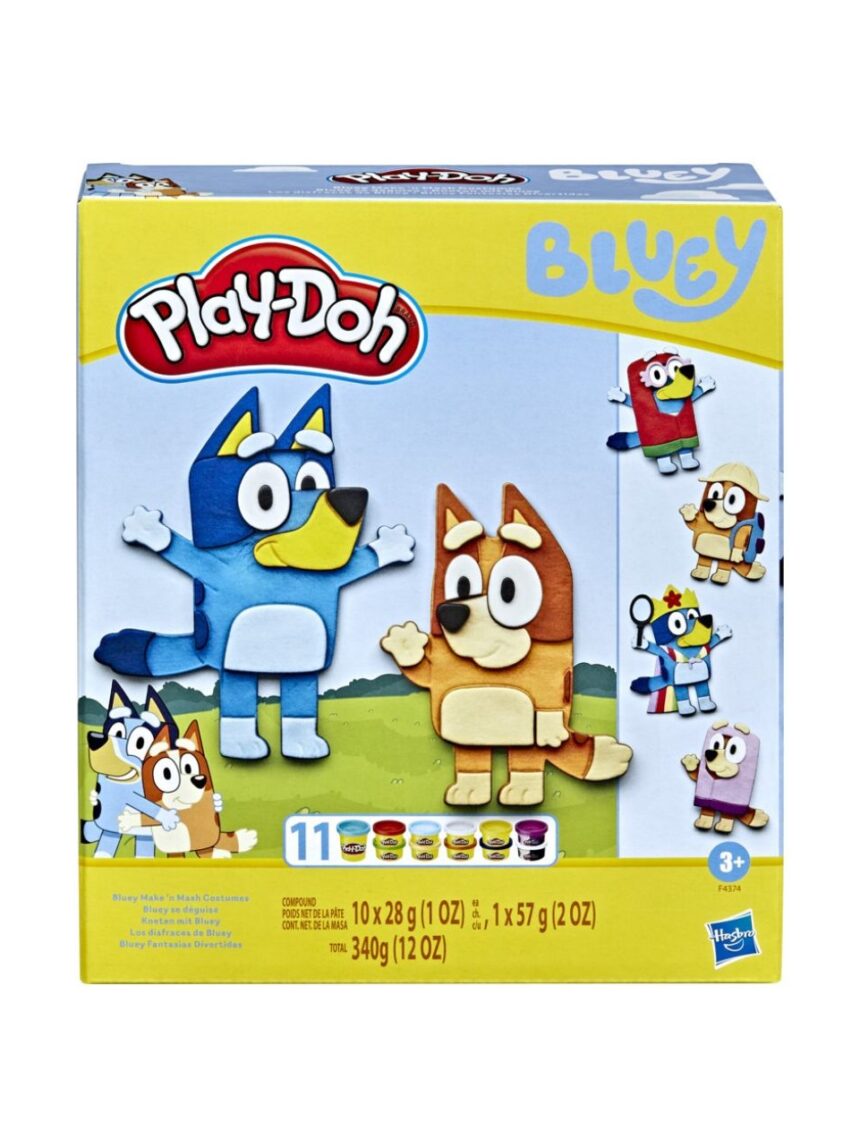 Hasbro play-doh bluey make and mash costumes playset f4374 - Play-Doh