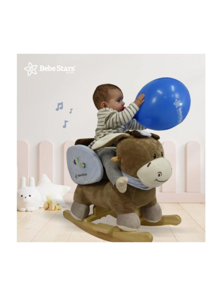 Bebe stars κουνιστό γαϊδουράκι με ήχους, 150-100 - Bebe Stars