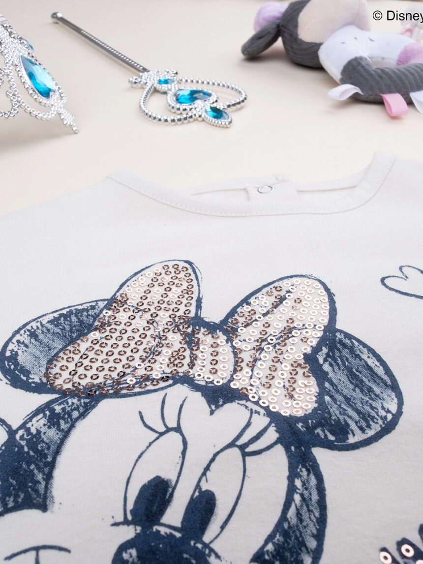 βρεφικό σετ μπλούζα φούτερ και κολάν minnie για κορίτσι - Prénatal